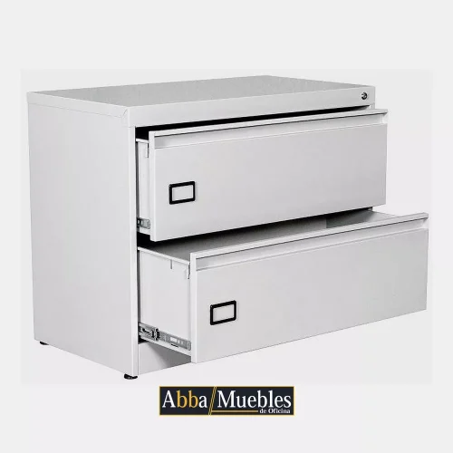 Archivero horizontal 2 gavetas MEAH005