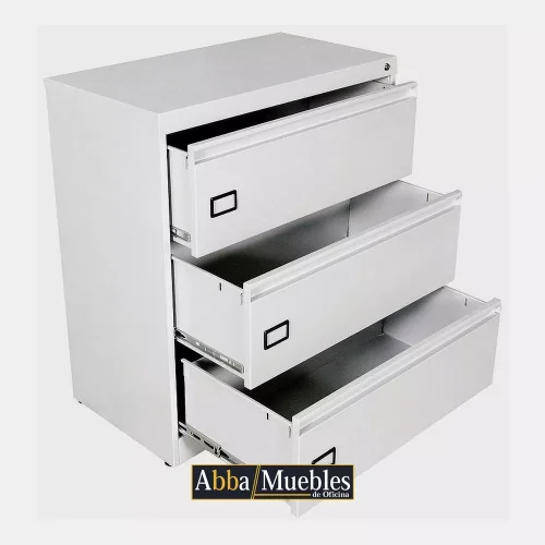 Archivero horizontal 3 gavetas MEAH011