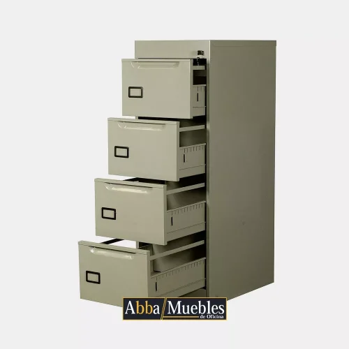 Archivero vertical 4 gavetas MEAV006