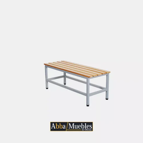 Banca con fajillas de madera MEBA001