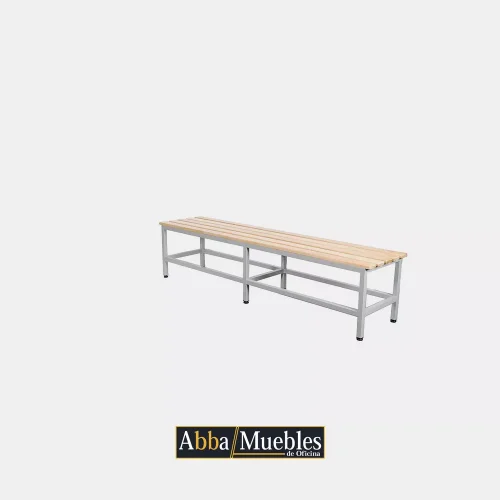 Banca con fajillas de madera MEBA003