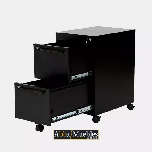 Cajonera movil vertical 2 gavetas MECA016