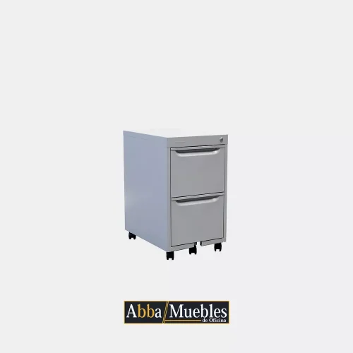 Cajonera movil vertical 2 gavetas MECA017