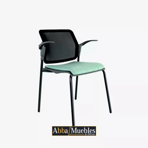 Silla Visitas Tapiz Brazos SPLVI-006