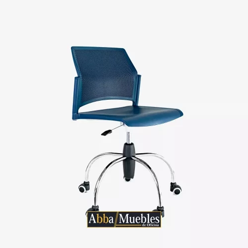 Silla Operativa Giratoria Cromo SPLOP-013